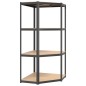 vidaXL Regale mit 4 Böden 3 Stk. Anthrazit Stahl & Holzwerkstoff vidaXL Regale mit 4 Böden 3 Stk. Anthrazit Stahl & Holzwerkstoff