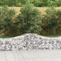 vidaXL Gabionen mit Hochbogen 50 Stk. 200x50x40/60 cm Verzinktes Eisen vidaXL Gabionen mit Hochbogen 50 Stk. 200x50x40/60 cm Verzinktes Eisen