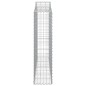 vidaXL Gabionen mit Hochbogen 10Stk. 200x30x120/140cm Verzinktes Eisen vidaXL Gabionen mit Hochbogen 10Stk. 200x30x120/140cm Verzinktes Eisen