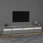 vidaXL TV-Schrank mit LED-Leuchten Betongrau 270x35x40 cm vidaXL TV-Schrank mit LED-Leuchten Betongrau 270x35x40 cm