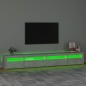 vidaXL TV-Schrank mit LED-Leuchten Betongrau 270x35x40 cm vidaXL TV-Schrank mit LED-Leuchten Betongrau 270x35x40 cm