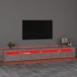 vidaXL TV-Schrank mit LED-Leuchten Betongrau 270x35x40 cm vidaXL TV-Schrank mit LED-Leuchten Betongrau 270x35x40 cm