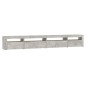 vidaXL TV-Schrank mit LED-Leuchten Betongrau 270x35x40 cm vidaXL TV-Schrank mit LED-Leuchten Betongrau 270x35x40 cm