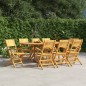 vidaXL Gartenstühle 8 Stk. Klappbar 55x61x90 cm Massivholz Teak vidaXL Gartenstühle 8 Stk. Klappbar 55x61x90 cm Massivholz Teak