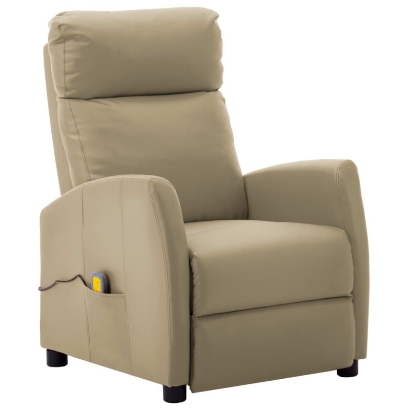 Massagesessel Cappuccino-Braun Kunstleder Massagesessel Cappuccino-Braun Kunstleder