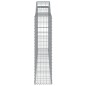 vidaXL Gabionen mit Hochbogen 11 Stk 300x30x120/140cm Verzinktes Eisen vidaXL Gabionen mit Hochbogen 11 Stk 300x30x120/140cm Verzinktes Eisen