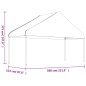 vidaXL Pavillon mit Dach Weiß 20,07x5,88x3,75 m Polyethylen vidaXL Pavillon mit Dach Weiß 20,07x5,88x3,75 m Polyethylen
