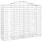 vidaXL Gabionen mit Hochbogen 6 Stk. 200x50x160/180cm Verzinktes Eisen vidaXL Gabionen mit Hochbogen 6 Stk. 200x50x160/180cm Verzinktes Eisen