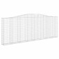 vidaXL Gabionen mit Hochbogen 15Stk. 400x30x140/160cm Verzinktes Eisen vidaXL Gabionen mit Hochbogen 15Stk. 400x30x140/160cm Verzinktes Eisen