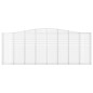 vidaXL Gabionen mit Hochbogen 15Stk. 400x30x140/160cm Verzinktes Eisen vidaXL Gabionen mit Hochbogen 15Stk. 400x30x140/160cm Verzinktes Eisen