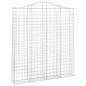 vidaXL Gabionen mit Hochbogen 3 Stk. 200x30x220/240cm Verzinktes Eisen vidaXL Gabionen mit Hochbogen 3 Stk. 200x30x220/240cm Verzinktes Eisen