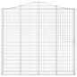 vidaXL Gabionen mit Hochbogen 11 Stk 200x30x180/200cm Verzinktes Eisen vidaXL Gabionen mit Hochbogen 11 Stk 200x30x180/200cm Verzinktes Eisen
