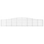vidaXL Gabionen mit Hochbogen 20 Stk. 400x30x60/80 cm Verzinktes Eisen vidaXL Gabionen mit Hochbogen 20 Stk. 400x30x60/80 cm Verzinktes Eisen