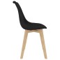 Esszimmerstühle 2 Stk. Schwarz Samt Esszimmerstühle 2 Stk. Schwarz Samt