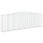 vidaXL Gabionen mit Hochbogen 15Stk. 400x30x120/140cm Verzinktes Eisen vidaXL Gabionen mit Hochbogen 15Stk. 400x30x120/140cm Verzinktes Eisen