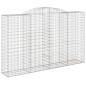 vidaXL Gabionen mit Hochbogen 8 Stk. 300x50x180/200cm Verzinktes Eisen vidaXL Gabionen mit Hochbogen 8 Stk. 300x50x180/200cm Verzinktes Eisen