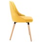 323059 Dining Chairs 2 pcs Yellow Velvet 323059 Dining Chairs 2 pcs Yellow Velvet