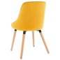323059 Dining Chairs 2 pcs Yellow Velvet 323059 Dining Chairs 2 pcs Yellow Velvet