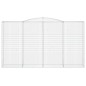vidaXL Gabionen mit Hochbogen 3 Stk. 400x50x220/240cm Verzinktes Eisen vidaXL Gabionen mit Hochbogen 3 Stk. 400x50x220/240cm Verzinktes Eisen