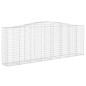 vidaXL Gabionen mit Hochbogen 6 Stk. 400x50x140/160cm Verzinktes Eisen vidaXL Gabionen mit Hochbogen 6 Stk. 400x50x140/160cm Verzinktes Eisen