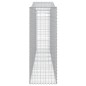 vidaXL Gabionen mit Hochbogen 6 Stk. 400x50x140/160cm Verzinktes Eisen vidaXL Gabionen mit Hochbogen 6 Stk. 400x50x140/160cm Verzinktes Eisen