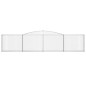 vidaXL Gabionen mit Hochbogen 6 Stk. 400x30x80/100cm Verzinktes Eisen vidaXL Gabionen mit Hochbogen 6 Stk. 400x30x80/100cm Verzinktes Eisen