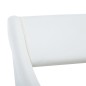 Bettgestell Weiß Kunstleder 100 x 200 cm Bettgestell Weiß Kunstleder 100 x 200 cm