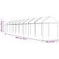 vidaXL Pavillon mit Dach Weiß 20,07x2,28x2,69 m Polyethylen vidaXL Pavillon mit Dach Weiß 20,07x2,28x2,69 m Polyethylen