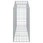 vidaXL Gabionen mit Hochbogen 2 Stk. 200x50x100/120cm Verzinktes Eisen vidaXL Gabionen mit Hochbogen 2 Stk. 200x50x100/120cm Verzinktes Eisen