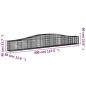vidaXL Gabionen mit Hochbogen 7 Stk. 400x30x40/60 cm Verzinktes Eisen vidaXL Gabionen mit Hochbogen 7 Stk. 400x30x40/60 cm Verzinktes Eisen