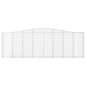 vidaXL Gabionen mit Hochbogen 3 Stk. 400x30x120/140cm Verzinktes Eisen vidaXL Gabionen mit Hochbogen 3 Stk. 400x30x120/140cm Verzinktes Eisen