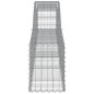 vidaXL Gabionen mit Hochbogen 5 Stk. 400x30x40/60 cm Verzinktes Eisen vidaXL Gabionen mit Hochbogen 5 Stk. 400x30x40/60 cm Verzinktes Eisen