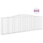 vidaXL Gabionen mit Hochbogen 25Stk. 400x30x120/140cm Verzinktes Eisen vidaXL Gabionen mit Hochbogen 25Stk. 400x30x120/140cm Verzinktes Eisen