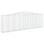 vidaXL Gabionen mit Hochbogen 25Stk. 400x30x120/140cm Verzinktes Eisen vidaXL Gabionen mit Hochbogen 25Stk. 400x30x120/140cm Verzinktes Eisen