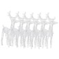 vidaXL LED-Rentiere 6 Stk. Blau 240 LEDs Acryl vidaXL LED-Rentiere 6 Stk. Blau 240 LEDs Acryl