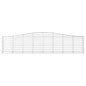 vidaXL Gabionen mit Hochbogen 4 Stk. 400x50x80/100cm Verzinktes Eisen vidaXL Gabionen mit Hochbogen 4 Stk. 400x50x80/100cm Verzinktes Eisen