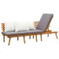 Garten-Tagesbett 200x65 cm Akazie Massivholz Garten-Tagesbett 200x65 cm Akazie Massivholz