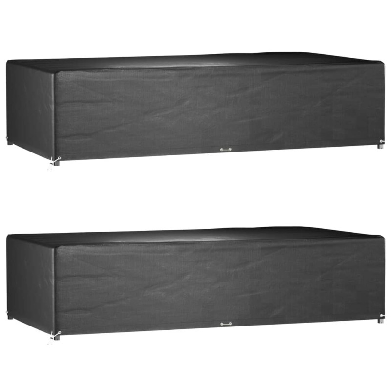vidaXL Gartenmöbel-Abdeckungen 2 Stk. 12 Ösen 315x160x75 cm Rechteckig vidaXL Gartenmöbel-Abdeckungen 2 Stk. 12 Ösen 315x160x75 cm Rechteckig
