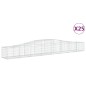 vidaXL Gabionen mit Hochbogen 25 Stk. 400x50x40/60cm Verzinktes Eisen vidaXL Gabionen mit Hochbogen 25 Stk. 400x50x40/60cm Verzinktes Eisen