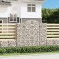 vidaXL Gabionen mit Hochbogen 9 Stk. 200x50x180/200cm Verzinktes Eisen vidaXL Gabionen mit Hochbogen 9 Stk. 200x50x180/200cm Verzinktes Eisen