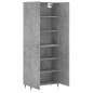 Highboard Betongrau 69,5x34x180 cm Holzwerkstoff Highboard Betongrau 69,5x34x180 cm Holzwerkstoff