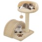 vidaXL Katzen-Kratzbaum Sisal 40 cm Beige und Braun vidaXL Katzen-Kratzbaum Sisal 40 cm Beige und Braun
