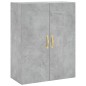 Highboard Betongrau 69,5x34x180 cm Holzwerkstoff Highboard Betongrau 69,5x34x180 cm Holzwerkstoff