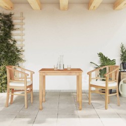 vidaXL 3-tlg. Garten-Essgruppe Massivholz Teak