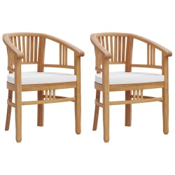 vidaXL 3-tlg. Garten-Essgruppe Massivholz Teak