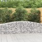 vidaXL Gabionen mit Hochbogen 20 Stk. 400x50x60/80cm Verzinktes Eisen vidaXL Gabionen mit Hochbogen 20 Stk. 400x50x60/80cm Verzinktes Eisen