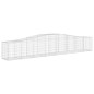 vidaXL Gabionen mit Hochbogen 20 Stk. 400x50x60/80cm Verzinktes Eisen vidaXL Gabionen mit Hochbogen 20 Stk. 400x50x60/80cm Verzinktes Eisen