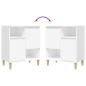 vidaXL Sideboards 3 Stk. Weiß 60x35x70 cm Holzwerkstoff vidaXL Sideboards 3 Stk. Weiß 60x35x70 cm Holzwerkstoff