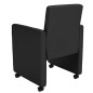vidaXL Esszimmerstühle 4 Stk. Schwarz Kunstleder vidaXL Esszimmerstühle 4 Stk. Schwarz Kunstleder
