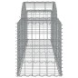 vidaXL Gabionen mit Hochbogen 10 Stk. 200x50x60/80 cm Verzinktes Eisen vidaXL Gabionen mit Hochbogen 10 Stk. 200x50x60/80 cm Verzinktes Eisen